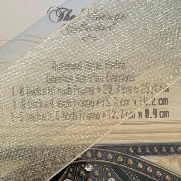 Sheffield Home Vintage Collection Photo Frames Austrian Crystals - Picture 6 of 8